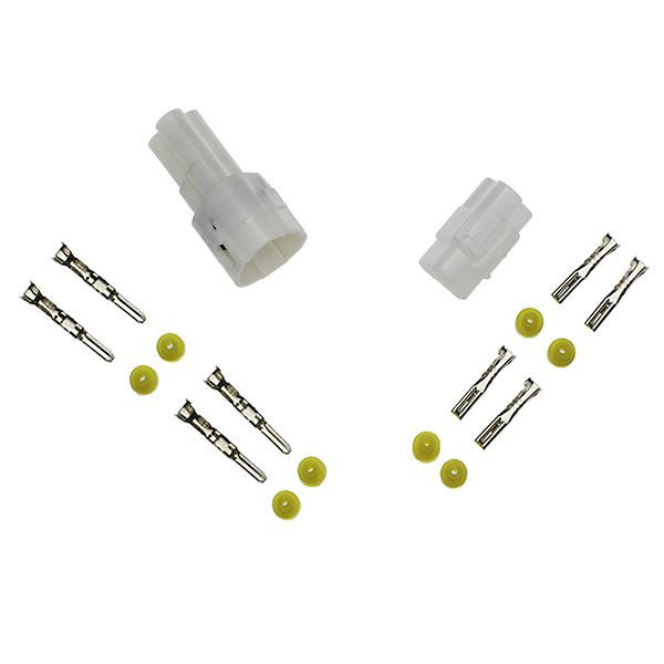 ES143 3-pin Sealed Connector Set WHITE